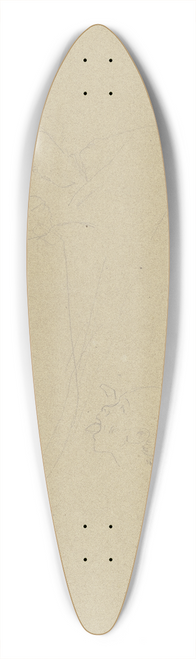 Eduard von Steinle - Studienblatt; Vier grimassierende Kpfe 39.3 inch art pintail longboard deck