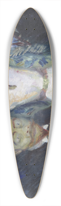 Edvard Munch - Jealousy 39.3 inch art pintail longboard deck