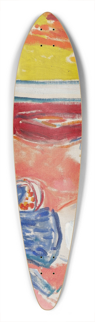 Edvard Munch - Two Women by the Veranda Steps 39.3 inch art pintail longboard deck