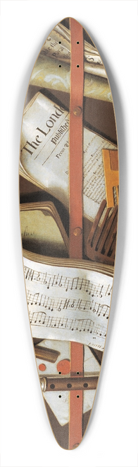 Edwaert Collier - Letter rack 39.3 inch art pintail longboard deck