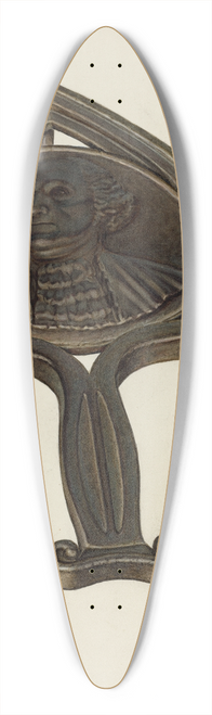 Edward Bashaw - Trivet 39.3 inch art pintail longboard deck