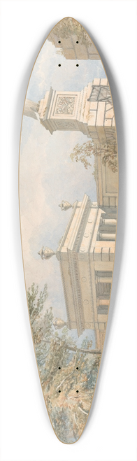 Edward Blore - Design for a Park Gateway 39.3 inch art pintail longboard deck