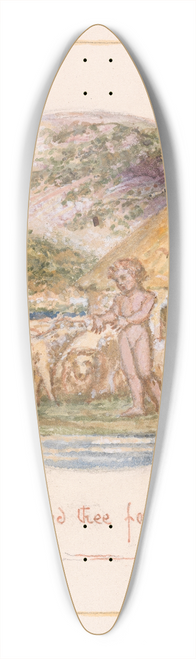Edward Calvert - I have formed thee for my praise 39.3 inch art pintail longboard deck