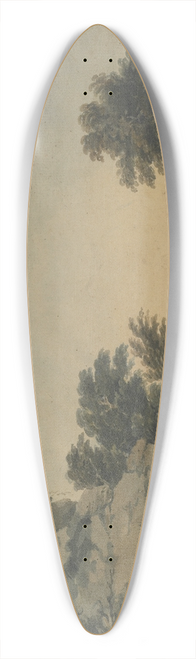 Edward Goodwin - Quatford rock, River Severn, Shropshire 39.3 inch art pintail longboard deck
