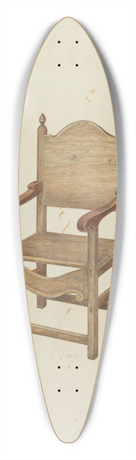 Edward Jewett - Chair 39.3 inch art pintail longboard deck