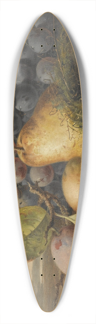 Edward Ladell - Still Life With A Birds Nest,A Pear, A Peach, Grapes, Strawberries And Plums 39.3 inch art pintail longboard deck