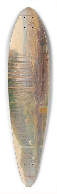 Edward Lear - Sheik Abadeh On The Nile 39.3 inch art pintail longboard deck