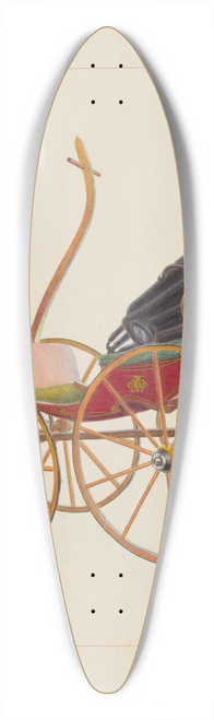 Edward L. Loper - Baby Carriage 39.3 inch art pintail longboard deck