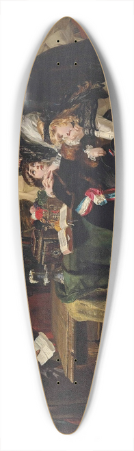 Edward Matthew Ward - The Last Parting of Marie Antoinette and her Son 39.3 inch art pintail longboard deck