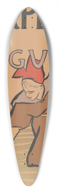 Edward Penfield - Harpers [for] August 39.3 inch art pintail longboard deck