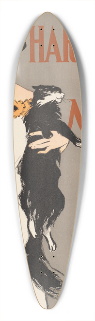 Edward Penfield - Harpers May 39.3 inch art pintail longboard deck