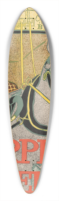 Edward Penfield - Harpers November 39.3 inch art pintail longboard deck