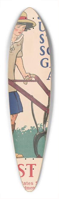 Edward Penfield - Join the United States school garden army  Enlist now 39.3 inch art pintail longboard deck