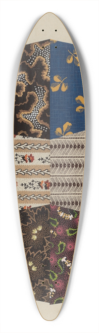 Edward White - Quilt Patches 39.3 inch art pintail longboard deck
