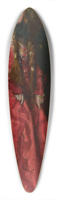 Edwin Austin Abbey - Goneril and Regan, King Lear, Act I, SceneI 39.3 inch art pintail longboard deck