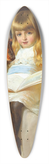 Edwin Douglas - The Favourite Story, A Gordon Setter And A Jack-Russell 39.3 inch art pintail longboard deck