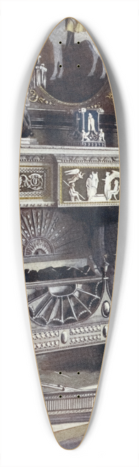 Edwin Foley - Wedgwood-Flaxman chimneypiece 39.3 inch art pintail longboard deck