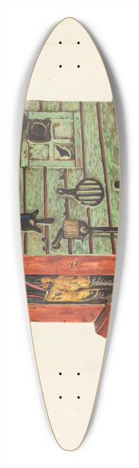 Einar Heiberg - Mechanical Bank 39.3 inch art pintail longboard deck