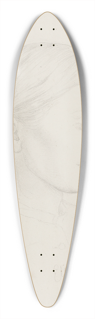 Elisabeth Jerichau Baumann - ldre kvinde i profil 39.3 inch art pintail longboard deck