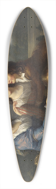 Elisabeth Louise Vige Le Brun - The Marquise de Pezay,and the Marquise de Roug with Her Sons Alexis and Adrien 39.3 inch art pintail longboard deck