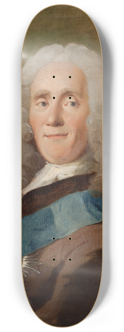 Carl Gustaf Pilo - Count Johan Ludvig Holstein Ledreborg 8.25 inch art skate deck