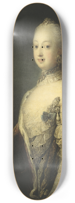 Carl Gustaf Pilo - Sofia Magdalena, Queen of Sweden 8.25 inch art skate deck