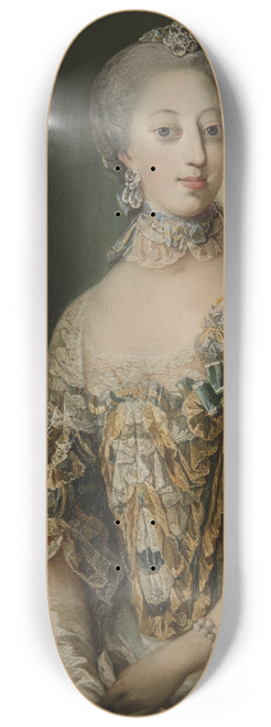 Carl Gustaf Pilo - Sofia Magdalena, Queen of Sweden 8.25 inch art skate deck