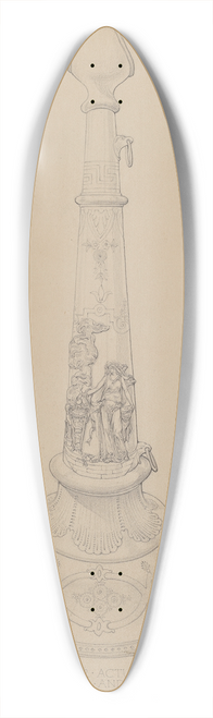 Elmer G. Anderson - Parade Fire Horn 39.3 inch art pintail longboard deck