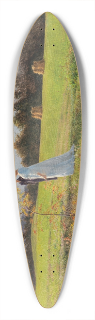 Emanuel Baschny - Ein Sommertag 39.3 inch art pintail longboard deck