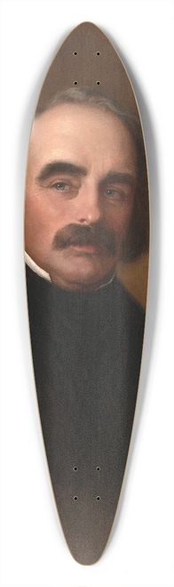 Emanuel Gottlieb Leutze - Nathaniel Hawthorne 39.3 inch art pintail longboard deck