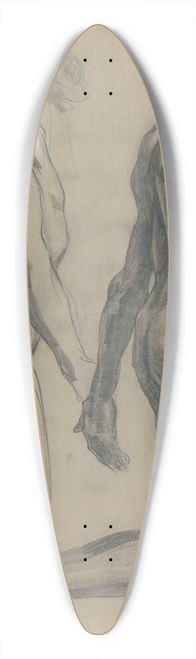 Emil Alexay-Olexk - Dve tdie kaiaceho muskho aktu 39.3 inch art pintail longboard deck