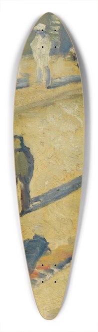 Emile Bernard - Scne De Rue 39.3 inch art pintail longboard deck