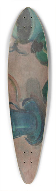 Emile Bernard - Still life with teapot, cup and fruit 39.3 inch art pintail longboard deck