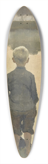 Emile Claus - Study for Le bateau qui passe 39.3 inch art pintail longboard deck