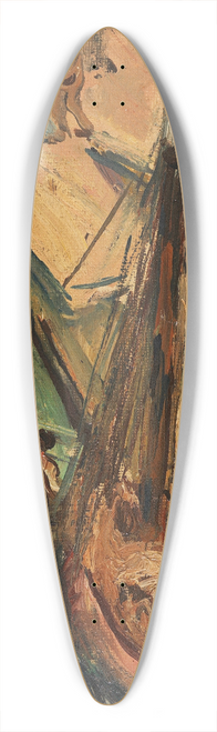 Emile Othon Friesz - Segelkutter an der Kaimauer 39.3 inch art pintail longboard deck