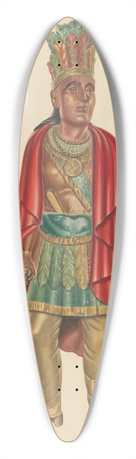 Emil Hagen - Cigar Store Indian 39.3 inch art pintail longboard deck