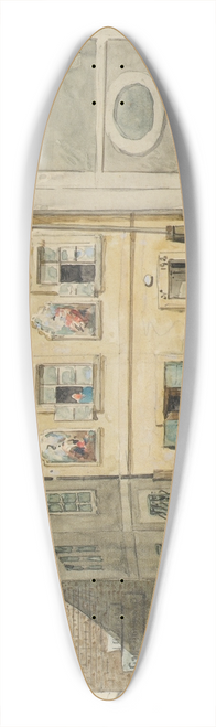Emil Htter - Das Scharfrichterhaus in Wien 39.3 inch art pintail longboard deck