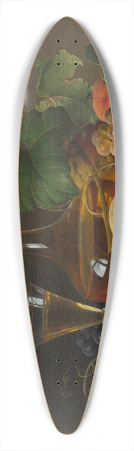 Emilie Preyer - Still Life with Fruit 39.3 inch art pintail longboard deck