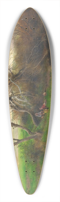Emilio Snchez-Perrier - A QUIET STRETCH OF RIVER 39.3 inch art pintail longboard deck