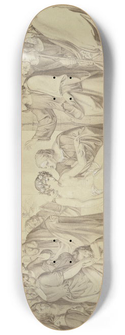 Carl Hoff - Die Auferweckung des Jnglings zu Nain 8.25 inch art skate deck