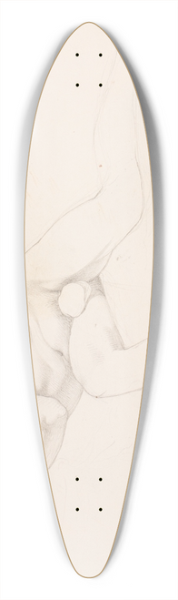 Erasmus Von Engert - Sketchbook drawings pl6 39.3 inch art pintail longboard deck