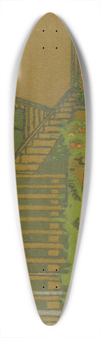 Eric O. W. Ehrstrm - Stairs, an Architectural Study 39.3 inch art pintail longboard deck