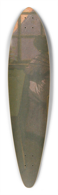 Eric O. W. Ehrstrm - Woman at the Window 39.3 inch art pintail longboard deck
