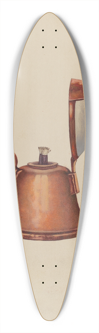 Ernest A. Towers, Jr. - Bulls Eye Hand Lantern 39.3 inch art pintail longboard deck