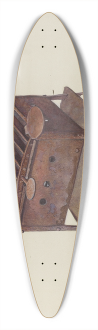 Ernest A. Towers, Jr. - Portable Charcoal Stove 39.3 inch art pintail longboard deck