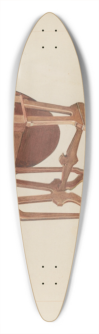 Ernest A. Towers, Jr. - Table 39.3 inch art pintail longboard deck