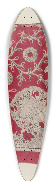 Ernest Capaldo - Printed Textile 39.3 inch art pintail longboard deck
