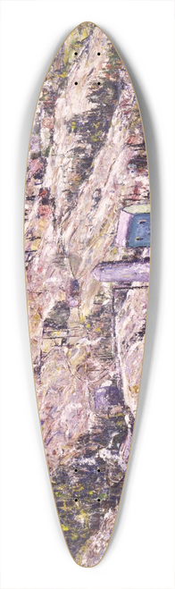 Ernest Lawson - Gold Mining, Cripple Creek 39.3 inch art pintail longboard deck