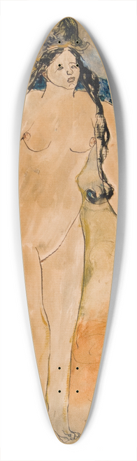 Ernst Josephson - Knight and Maiden 39.3 inch art pintail longboard deck