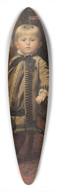 Ernst Klimt - Knabenbildnis 39.3 inch art pintail longboard deck